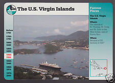 THE U.S. VIRGIN ISLANDS Carlotte Amalie Capital STORY OF AMERICA PHOTO CARD