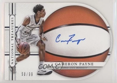 Panini National Treasures College 2015/99 Cameron Payne #3 novato automático radiocontrol Foto 1 de 2