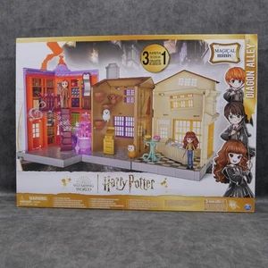 Harry Potter Magical Minis 3-in-1 Diagon Alley Playset Lights & Sounds - Picture 1 of 24