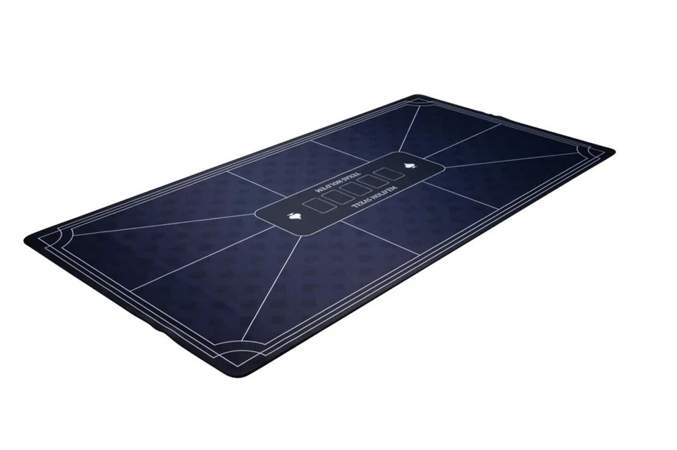 Poker Mat - Blue (180 x 90cm) (UK) - Image 1 of 1