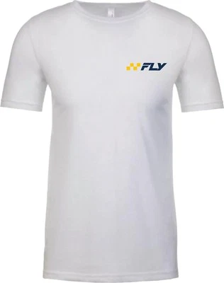 Fly Racing Victory Mens Short Sleeve T-Shirt White - Image 1 of 2
