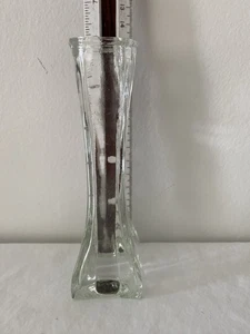Vintage 1986 Profile 1406 Europa Clear Glass 6" Bud Vase - Picture 1 of 7