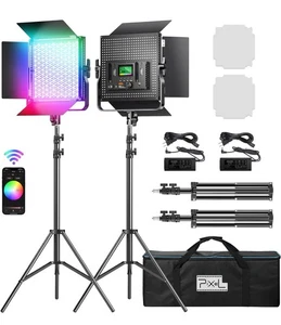 Pixel K80 Photography Lighting With App Control RGB LED 2600K-10000K CRI 97+ - Picture 1 of 7