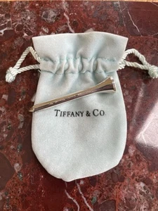Tiffany & Co. Sterling Silver Golf Tee with Pouch - Collectible Rare Gift - Picture 1 of 2