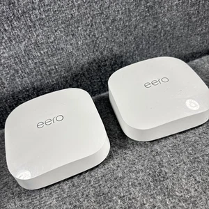 eero Pro 6E Tri-Band Wi-Fi 6E Router Mesh System - Weiß (2er Pack) - Bild 1 von 7