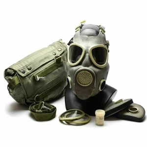 Polish Military Gas Mask MP-4 Genuine respiratory chemical Grey Olive OD NEW - Picture 1 of 15
