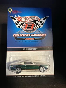 HOT WHEELS 13TH NATIONALS '67 SHELBY GT500 SUPER LOW #462 NEW VERY NICE - Picture 1 of 2