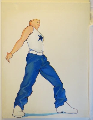 Original Acrylic Painting- Dylan Superstar- Direct from + Signed by Artist - Image 1 of 4