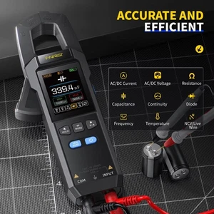 10000 Counts Current Clamp Meter USB rechargeable Amperimetric Clamp Tester - Picture 1 of 11