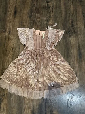 Matilda Jane Just Imagine Kori Girls Wide Ribbed Dress Size 4 New - Image 1 of 4