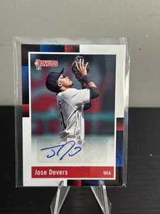 2022 DONRUSS RETRO 1988 SIGNATURES JOSE DEVERS AUTO MIAMI MARLINS #R88S-JE - Bild 1 von 2