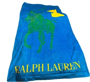 Toalla de playa piscina Ralph Lauren 30x60 azul 100 % algodón - Imagen 1 de 7