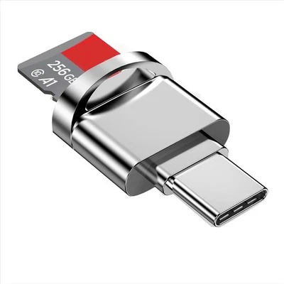 TF Card Reader Micro-SD TF Card to USB Type C OTG Adapter Memory Card to USB 3.1 - image 1 of 4
