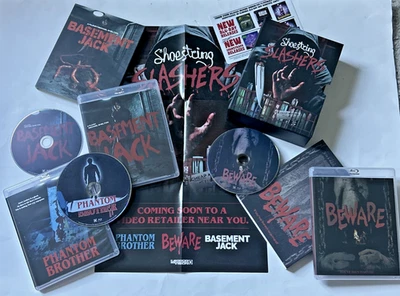 Terror Vision  LE NR Shoestring Slashers Vol 1 Blu Ray  Box Set-poster-slipcover - Image 1 of 4