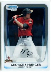 GEORGE SPRINGER 2011 Bowman Draft Picks & Prospects Chrome #BDPP81 QTY - Picture 1 of 4
