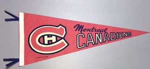 Vintage 1970 Montreal Canadiens NHL Filz Wimpel 30" - Bild 1 von 7