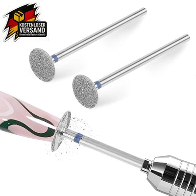 Flat Nail Drill Bits Sanding Disc Electric Cuticle Foot File Callus Remover Pedi - Bild 1 von 4