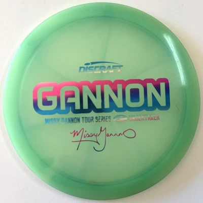 Discraft 2020 Missy Gannon Undertaker 178g Scaled - Z Swirl Tour Series New - Image 1 of 3