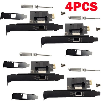 4X 2500Mbps PCIe to RJ45 Intel I226 Ethernet Network Adapter LAN Desktop Card - Image 1 of 4