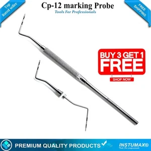 Perio CP-12 Probes 3-6-9-12m Single End Dental Diagnostic Examination Probe Tool - Picture 1 of 4