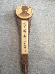 VINTAGE LONERIDER BREWING CO. "DEADEYE JACK" BEER TAP HANDLE (11 3/4") - Picture 1 of 6