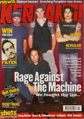 Kerrang Magazine January 29 2000 Slipknot Marilyn Manson Rage Against Machine - Image 1 of 2