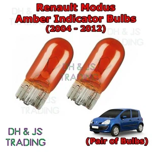 Per Renault Modus Coppia Lampadine Indicatore Laterale Ambra 501 Coda Laterale MPV (04-12) - Foto 1 di 1