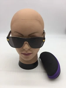 Versace Trendy Gold/Black Designer Sunglasses 56-16-135 Grey Lens - Picture 1 of 9