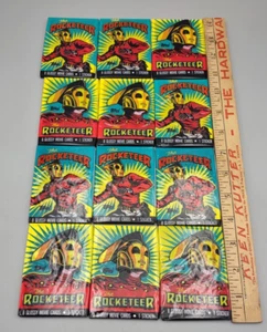 Vintage 1990s the Rocketeer movie Topps glossy trading card lot - 12 Packs - Picture 1 of 3