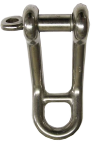 10mm EDELSTAHL MARINE DOPPELSTAB DEE SCHÄKEL Yacht Fallen Boot Takelage - Bild 1 von 2