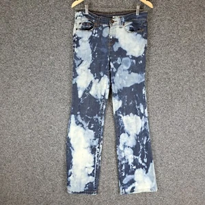 DKNY Womens Denim Jeans Size 8 Blue Straight Leg High Rise Pockets Stretch - Picture 1 of 10
