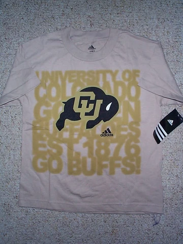 ($18) ADIDAS Colorado Buffaloes ncaa Jersey Shirt YOUTH KIDS BOYS (s-sm-small) Cover