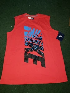 New Boys Nike Sleeveless TShirt Size L - Picture 1 of 1