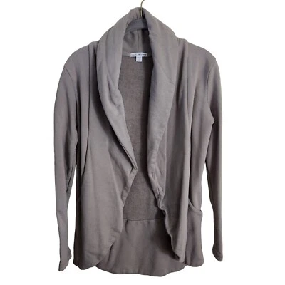 Cárdigan Suéter Estándar James Perse Frente Abierto 100% Algodón Color Puddy Talla M Foto 1 de 4