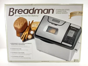 Breadman TR2700 Professional Stainless-Steel Convection Bread Maker Machine NEW! - Picture 1 of 10