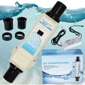 Salt Water Pool Chlorine Generator System Chlorinator 26000 Gallon Swimming Pool - Picture 1 of 14