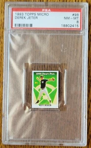 1993 Topps Micro #98 Derek Jeter New York Yankees RC Rookie PSA 8 NM-MT - Bild 1 von 2