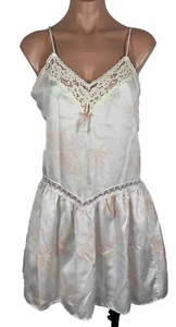 Camisón Babydoll de peluche floral vintage Beth Michaels para mujer Cottagecore - Imagen 1 de 12