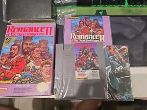 Romance Of The Three Kingdoms II 2 (Nintendo NES) Complete in Box With Poster - Picture 1 of 13
