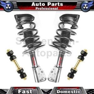 4 Front Shocks Sway Link Fits 1991 Pontiac Bonneville Buick LeSabre Park Avenue - Picture 1 of 5