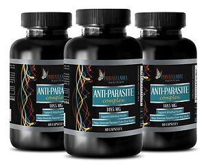 Nelkenpulver - ANTI-PARASITENKOMPLEX 1485 mg - reduziert Schwellungen - 3 Flaschen