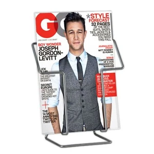 Soporte para folletos DIN A4 para mesa, mostrador, recepción, feria soporte para revistas - Imagen 1 de 14