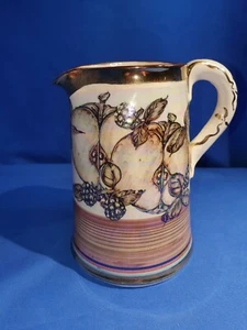Handpainted Lusterware Jug From Forest Guild Gloucestershire Initialled A.K.I. - Picture 1 of 7