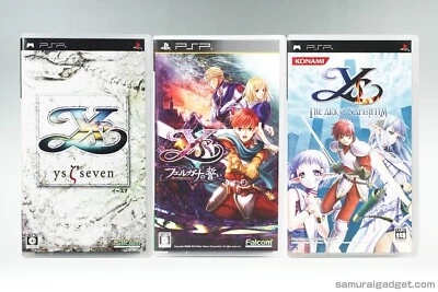 Ys 7 & Ys -The Oath in Felghana- & Ys 6 -The Ark of Napishtim- PSP[Japan Import] - Image 1 of 4