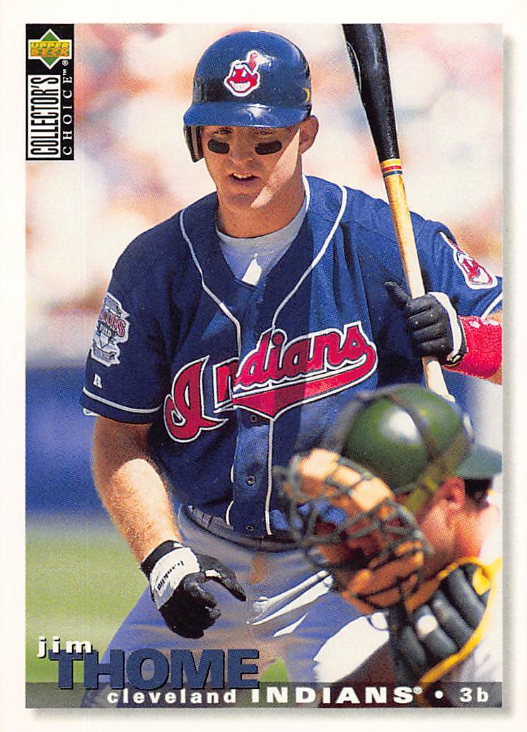 Jim Thome 1995 Collector's Choice 268 Cleveland Indians Baseball Card