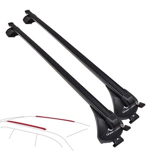 Complete Roof Rack Bar System, for Renault Captur 2019-onwards Flush Rails - Picture 1 of 6