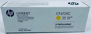 Genuine HP CF412XC High-Yield Yellow Toner Cartridge for M452, MFP M477 - Afbeelding 1 van 4
