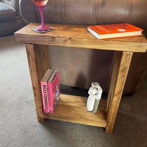 Solid Wood Sofa side/End Table | 60cm x 22cm. - Picture 1 of 11