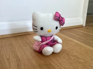 Tartan Plaid Hello Kitty 6” Plush Soft Toy TY Sanrio 2010 - Picture 1 of 3