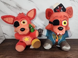 ☆LOT2☆ Funko Five Nights at Freddy's Curse of the Dreadbear Captain Foxy 8”Plush - Picture 1 of 10